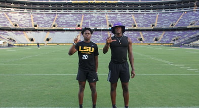 LSU commits Harlem Berry and Bryce Underwood boost the 2025 class ranking (Photo: Shea Dixon/On3)